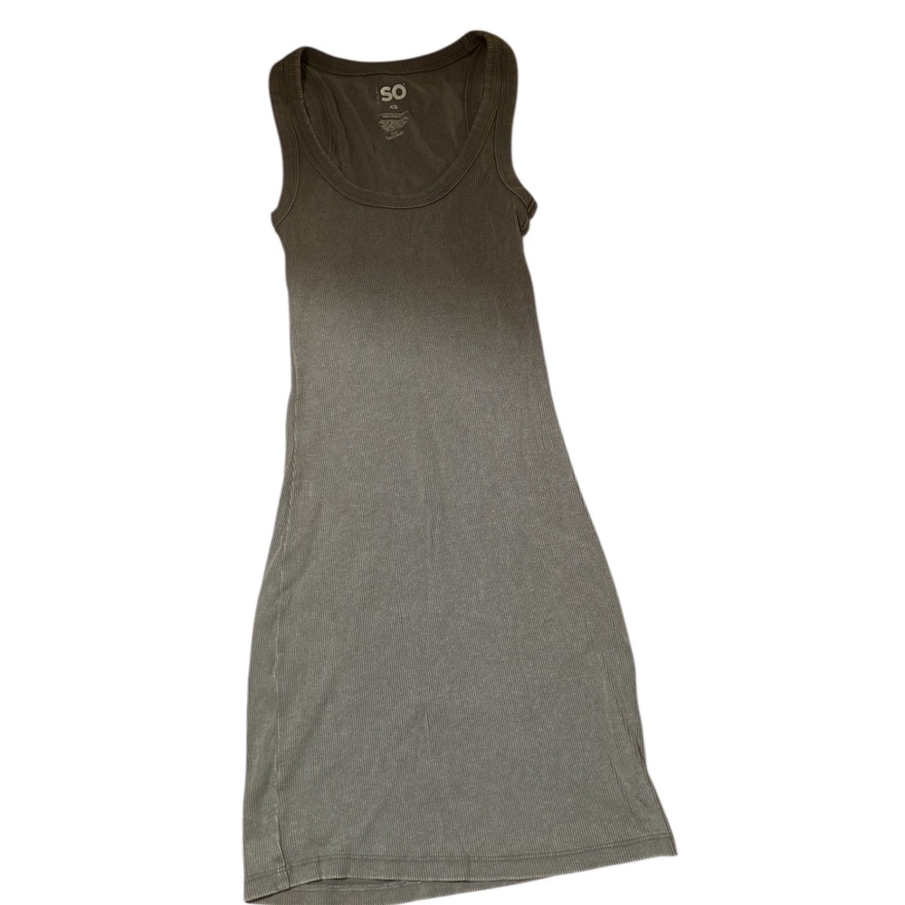 SO Women's Grey Midi Dress